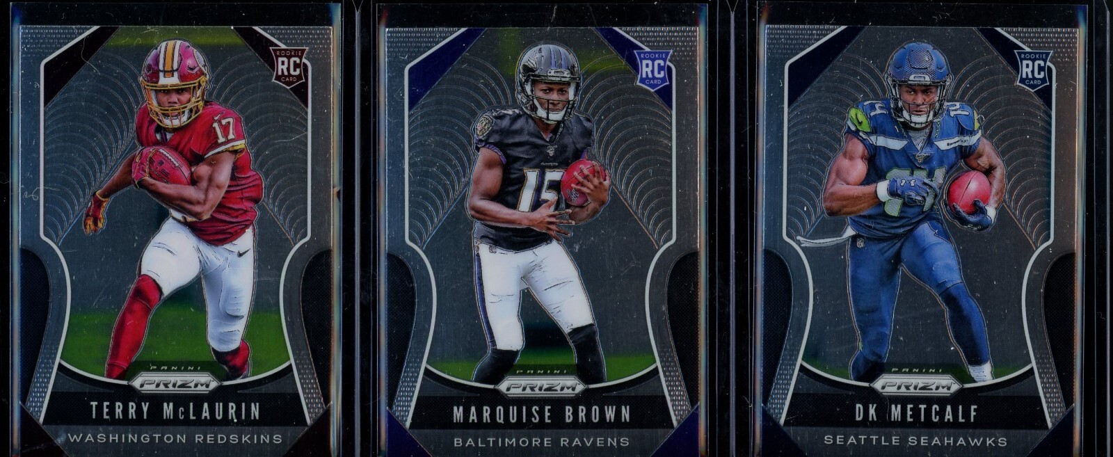 MINT 2019 Panini Prizm DK Metcalf RC #343 Terry McLaurin 353 Marquise Brown #341