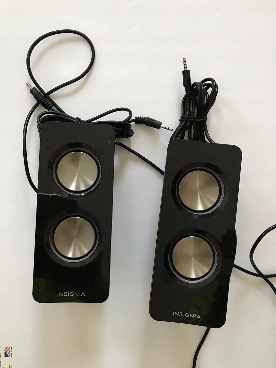 Insignia Color Changing 2.1 Computer Speakers with Bluetooth Black