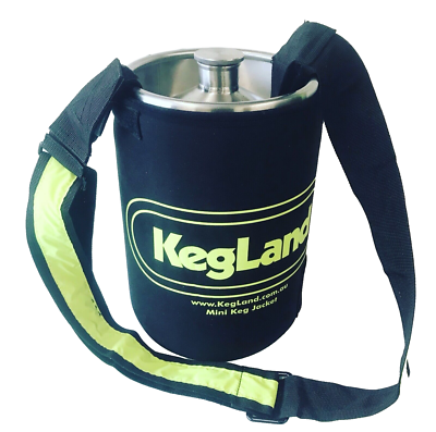 Corny Keg Neoprene Koozie Kegland Insulated Jacket Cornelius 21cm - Foto 12