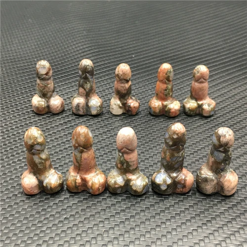 Wholesale Natural mix mini Penis Carved quartz Crystal Massager Wand Healing - Picture 120 of 296