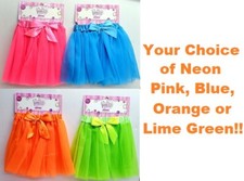 Princess Expressions Tulle Tutu Skirt Girls Dance Costume Neon Colors New