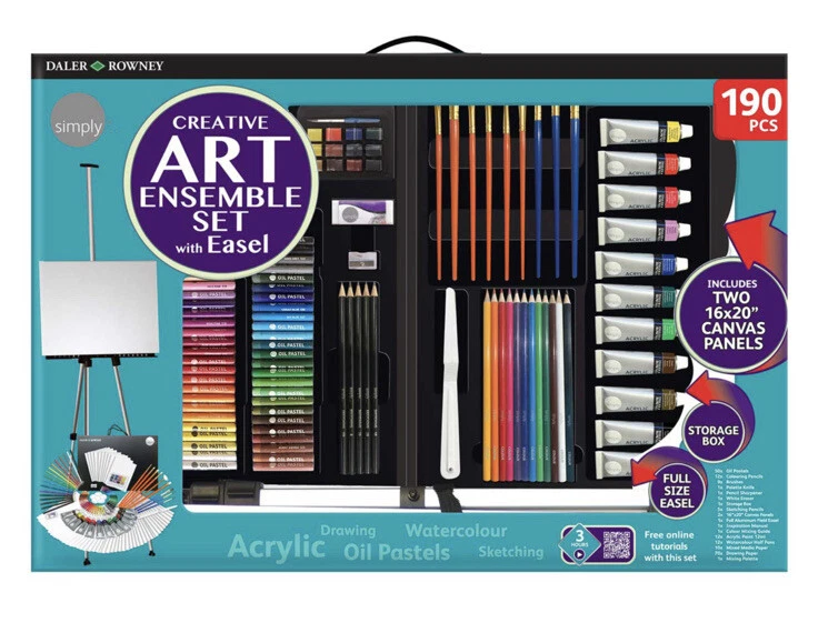 Daler-Rowney Simply Pencil Artist Sketching Set, 13 Pieces