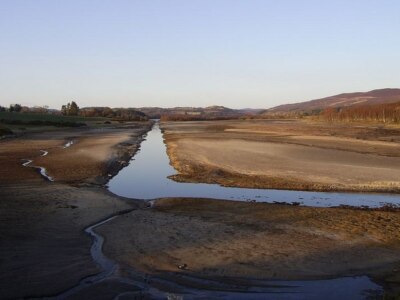 Photo 6x4 Road to Aberchalder and channel Lyne of Gorthleck During recent c2008