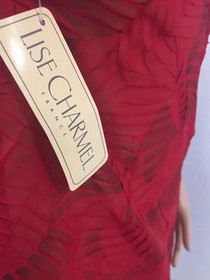 Lise Charmel Red Nightgown Size S Made In France