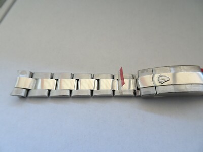 ★⭐︎値下げしました！！⭐︎★ROLEX ステンレススチール リンクブレスレット New rolex bracelet stainless steel 12mm endlink 15cm long Original