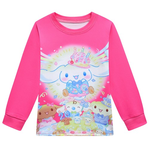 Cinnamon dog 3-10-year-old girls' sleepwear set, boys' long sleeved casual set - Picture 14 of 21