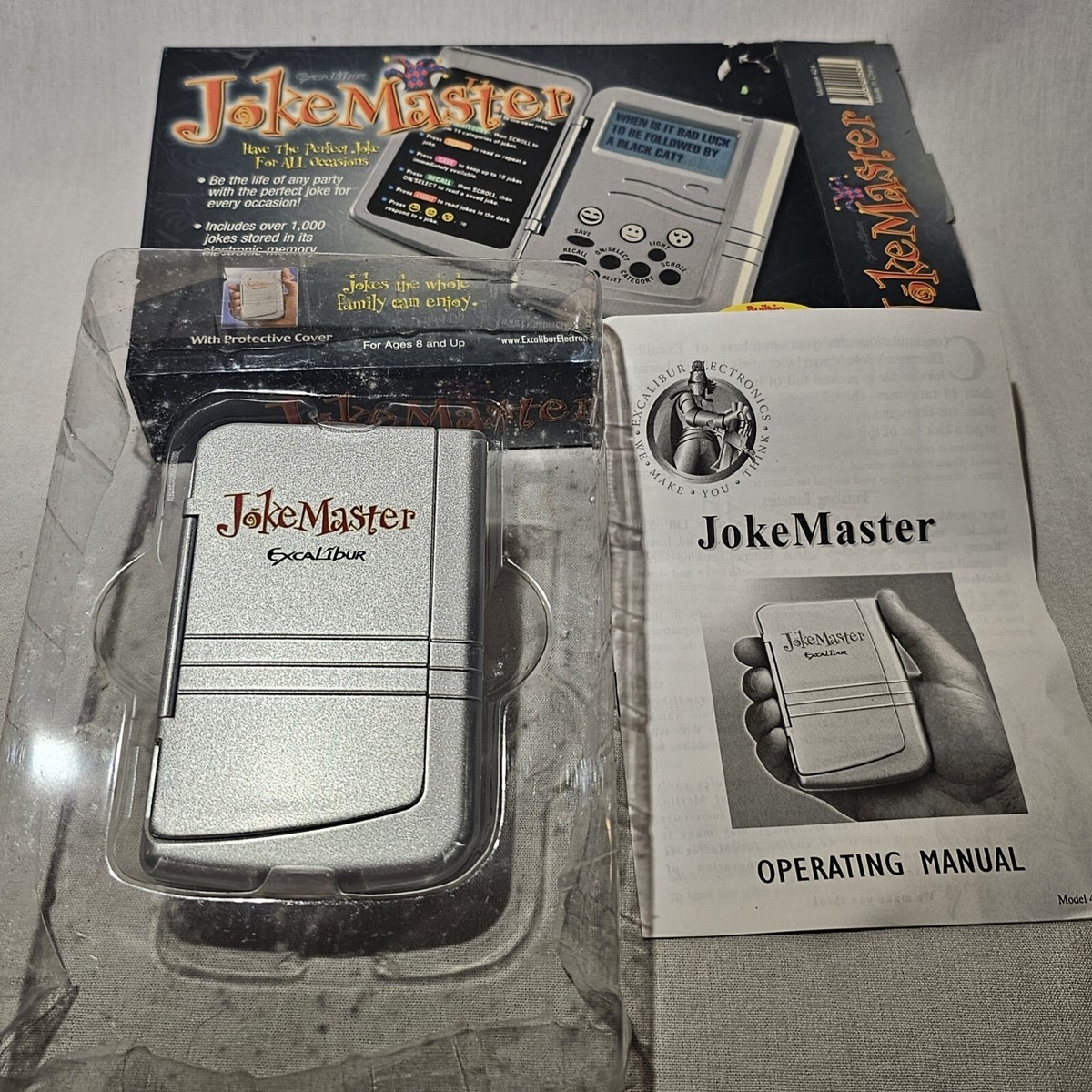 Vintage JokeMaster From Excalibur Electronics Over 1000 Jokes Stored NIB |  eBay