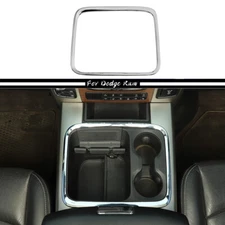 Center Storage Box Decor Frame Cover Trim For Dodge RAM 1500 2015-2017 Chrome