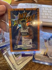 2021 Donruss Optic Basketball Zion Williamson My House Orange Prizm SP 27/39