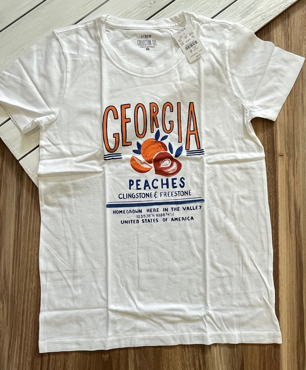 J. Crew Factory Women's Peaches”Collector’s T Shirt eBay