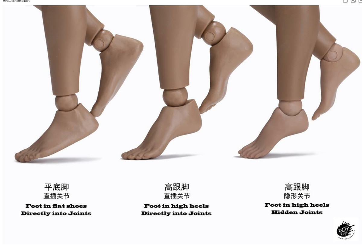 POPTOYS 1/6 Super Flexible Female figure Pale 12