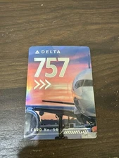 2022 Delta Airline Pilot Trading Card #54 Boeing 757-300