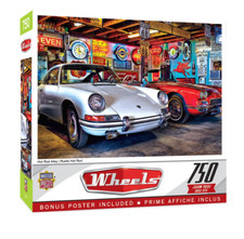 Jigsaw Puzzle 750 Pieces Wheels Hot Rod Alley by Master Pieces  Bonus Poster