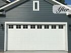 <!--F#f_0-->Magnetic Garage Door Windows, Decorative Black Window Decals for Two Car Garages<!--F/-->