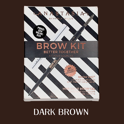 DARK BROWN Anastasia Beverly Hills Brow Kit Better Together