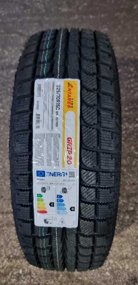 2x225/70R15C ANTARES  112/110S 8PR WINTER ❄️❄ ❄COMMERCIAL VAN GOOD GRIPPED TYRES - Image 2 of 4