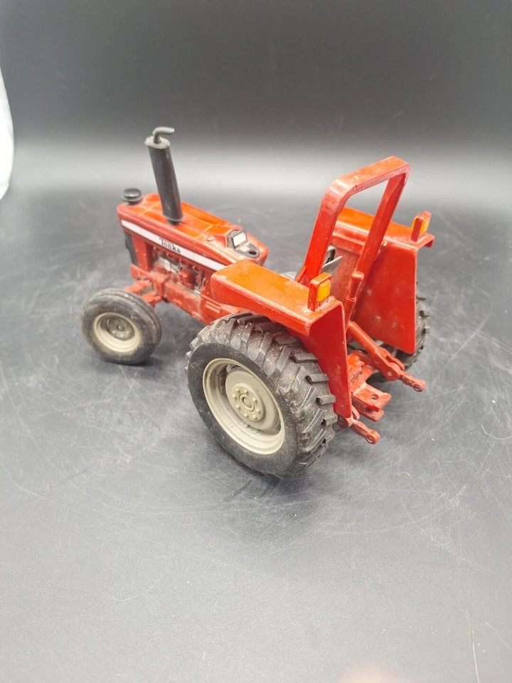 Maisto Hasbro 2001 Tonka Green Plastic Toy Tractor  workinng drop hitch - Image 2 of 4