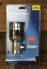 Stylewise Lift Rod PopUp Bathroom Sink Drain w Overflow Polished Brass K82077PB
