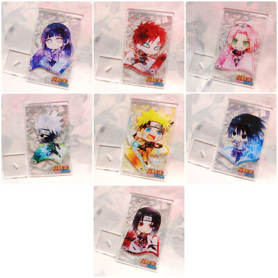 Naruto Shippuden Chara Deru Art Acrylic Card / Stand - EACH SOLD SEPARATELY