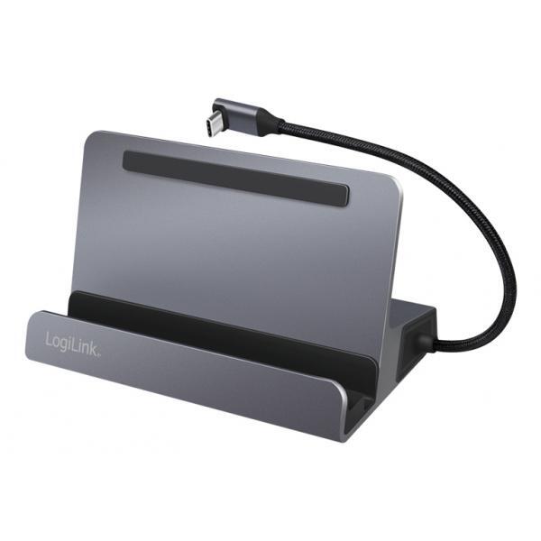 Logilink Docking Station USB-C™ 6 in 1 per Steam Deck™, iPad Tablet e Smartphone