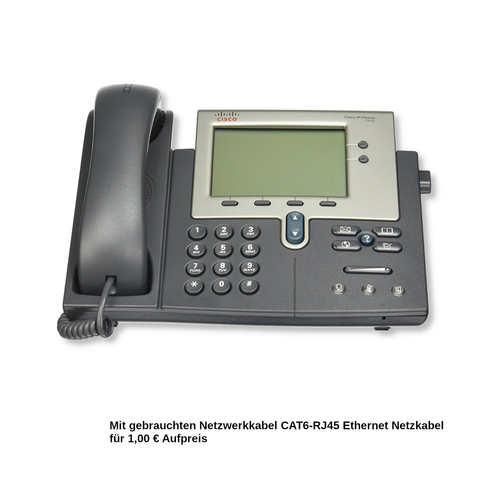 CISCO IP Phone 7942 CP-7942G PoE VoIP-Telefon - Bild 1 von 7