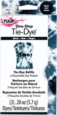 Tulip One-Step Tie-Dye Kit Tulip Fabric Dye Open Stock 29038 Fdy Refill Black