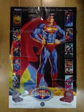 Superman Man of Steel Platinum TC Series Promo Poster 1994 DC Comics