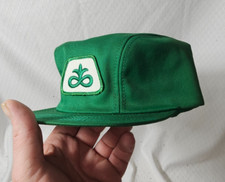 Vintage Mid Century Pioneer Seeds Farm Feed Baseball Trucker Hat Cap w Ear Flaps