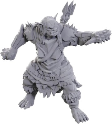 Orc Brute W24 Deep Cuts D&D miniature Dungeons Dragons unpainted warrior fighter