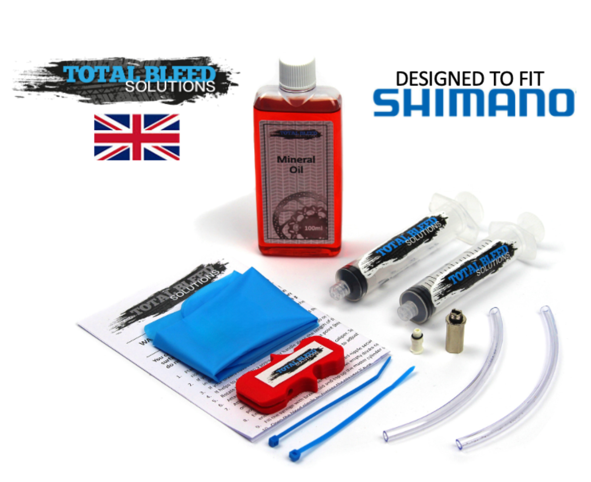 TBS Shimano Bleed Kit for Road Bikes with 100ml mineral Dura