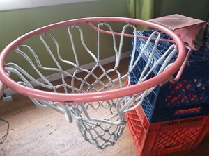 Vintage 1986 Spalding NBA Professional Basketball Hoop Rim - Larry Bird Celtics