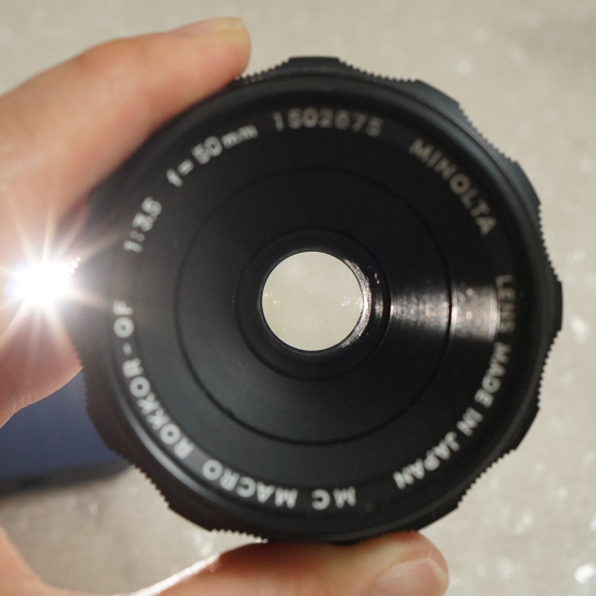 MINOLTA MC Macro Rokkor QF 50mm f/3.5 MF Lens for SR Mount