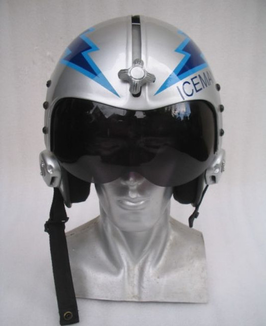 Iceman Top Gun Helmet 10 TOP GUN ICEMAN FLIGHT HELMET MOVIE PROP PILOT NAVAL AVIATOR USN NAVY eBay
