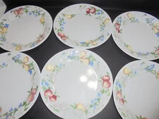 6 Corelle Chutney Swirl Salad - Dessert Plates 7 1/4"