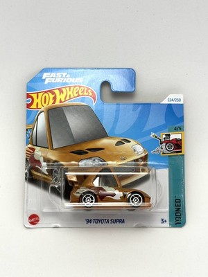 Hot Wheels Fast & Furious Tooned '94 Toyota Supra Orange Paul Walker MOC