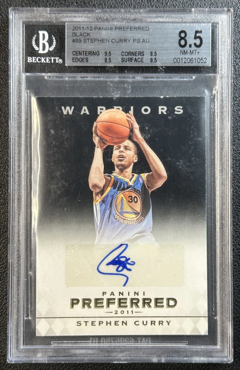 Panini Stephen Curry Basketball Autographed Sports Trading Cards