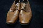 Stacy Adams tan leather oxford lace up dress shoes for men size 13M — photo 3