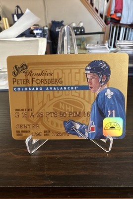 1995 Leaf Studio Hockey - Rookies Peter Forsberg #2 of 20 in set Col Avalanche 