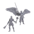 Dame Aylin & Minthara Baldur's Gate 3 D&D miniature Dungeons Dragons unpainted