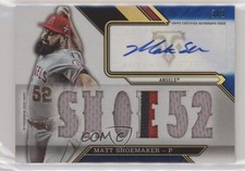 2016 Topps Triple Threads Relics Sapphire 3/3 Matt Shoemaker #TTAR-MS3 Auto i5q