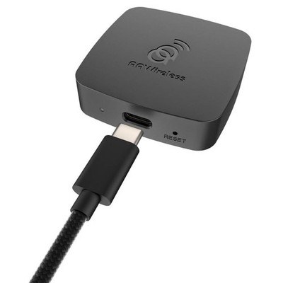 AAWireless - Wireless Android Auto Dongle - Connects Small, Black