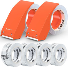 1.88 in X 66.6 Yds Heavy Duty Packing Tape with Dispenser, Strong Durable Ship