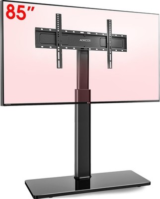 AOKCOS TV Ständer Bodenständer 1.6m für 43-75 85 Zoll Fernseher, VESA 600x400mm