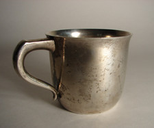 Antique Gold-Washed Sterling Silver International Co Baby Cup 116g