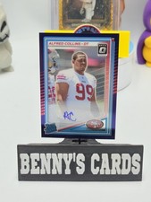 2025 Donruss Optic Football Purple Prizm Auto 4/42 Rated Rookie Alfred Collins 