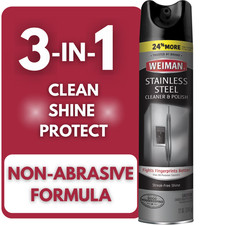 Weiman Stainless Steel Cleaner  Polish Spray for Kitchen and Home Appliances