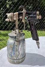 Vintage Binks Model 7 Spray Gun Aluminum Cup With 36 Sd Spray Tip Vintage Binks Model 7 Spray Gun Aluminum Cup With 36 Sd Spray Tip