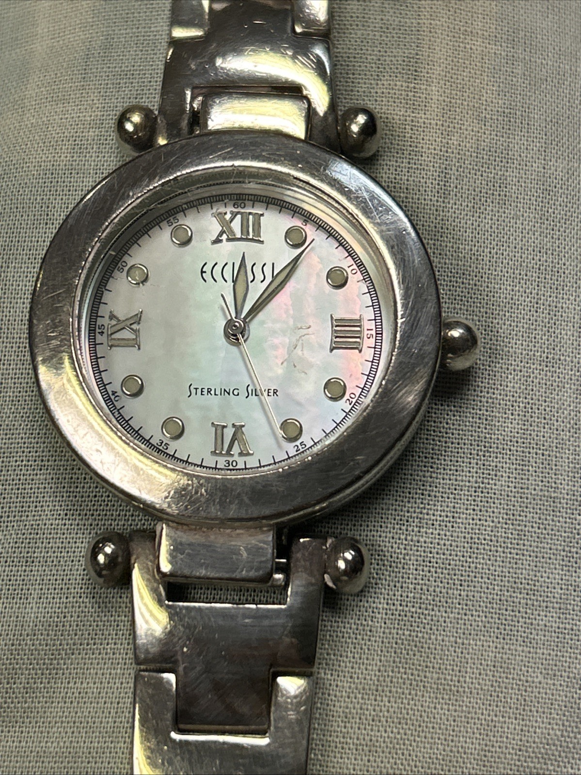 Solid 925 Ecclissi Sterling SilverWatchMother Of … - image 8