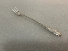 National Silver Co A1 Empire Silverplate Hors D’oeuvre Pickle Fork