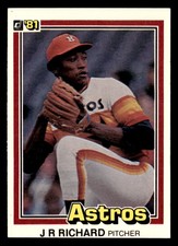 1981 Donruss #140 J.R. Richard
